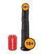 Фаллоимитатор King Cock 14" With Balls, 37 см (черный) 68952 фото 5