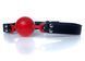 Кляп Fetish B - Series Ball Gag, 4.2 см (черный с красным) 43840_EU фото 2