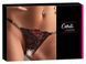 Трусики-стрінги String Rose Crotchless, M/L (чорний) 41394_EU фото 3
