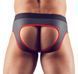 Чоловічі труси Svenjoyment Underwear Jock, XL (чорний з червоним) 109200 фото