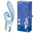 Вибратор-кролик Satisfyer Love Me, 22 см (голубой)