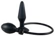 Анальная пробка True Black Inflatable Anal Plug, 15 см (черный)