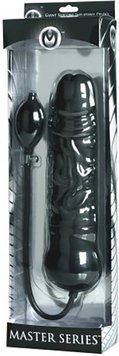 Флоімітатор Master Series Primal Inflatable, 21,5 см (чорний) 63446 фото