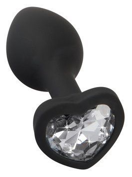 Анальная пробка Silicone Butt Plug, 7.3 см (черный) 40884_EU фото