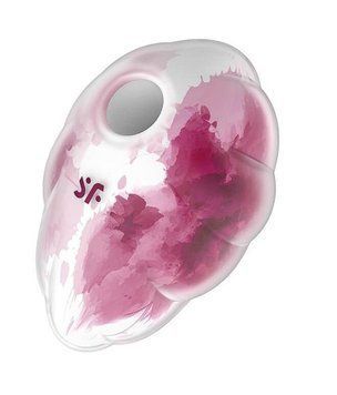 Вакуумний стимулятор клітора з вібрацією Satisfyer Cloud Dancer (рожевий) 89192 фото