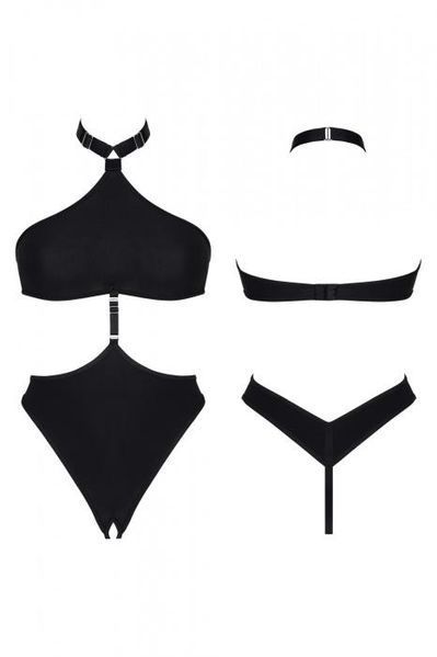 Боді Demoniq LadyX Nita, L (чорний) 88260 фото