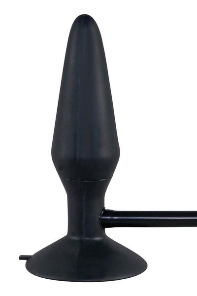 Анальная пробка True Black Inflatable Anal Plug, 15 см (черный) 5163 фото