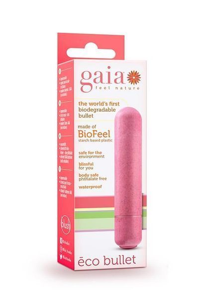 Міні-вібратор Blush Gala Eco Bullet, 6.5 см (блакитний) 79098 фото