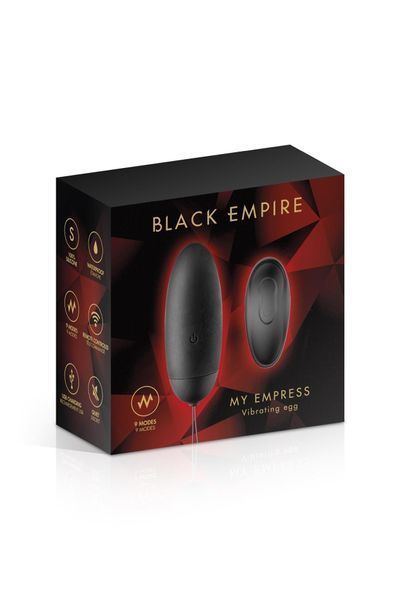 Виброяйцо Black Empire Egg My Empress, 8.7 см (черный) 73450 фото