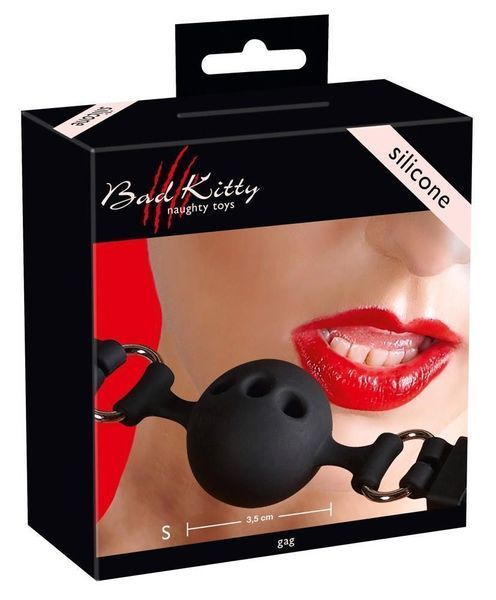 Кляп Bad Kitty Naughty Toys (черный) 13564 фото Кляп Bad Kitty Naughty Toys (черный) 13564 фото