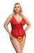 Боді Cottelli Curves otwarte, XL (червоний) 55650 фото 7