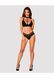 Бюстгальтер Obsessive Brasica, XS/S (черный) 35076 фото 5