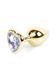Анальна пробка з кристалом Boss Jewellery, 7 см (золотий) 15948 фото 3