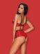 Комплект белья Obsessive Leatheria, S/M (красный) 21952 фото 4