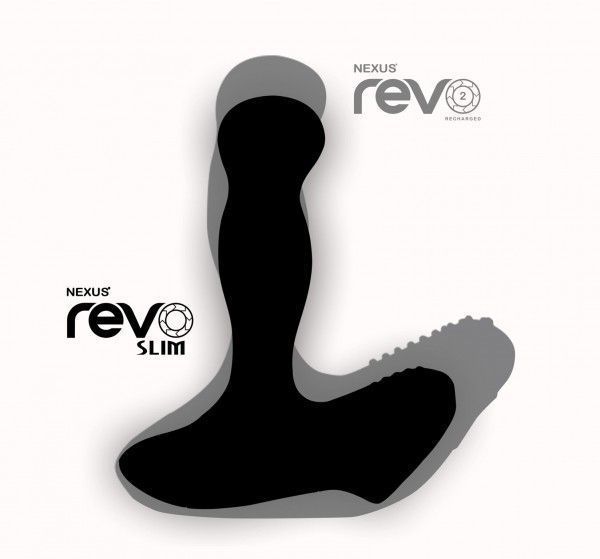 Стимулятор простаты Nexus Revo Slim, 11 см (черный) 68702 фото