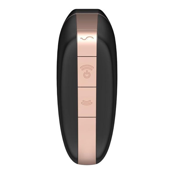 Вакуумный клиторальный стимулятор Satisfyer Love Triangle, 14,5 см (черный) 10042 фото