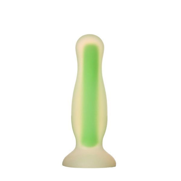 Анальна пробка Radiant Glow In The Dark Small, 11 см (зелений) 37288 фото