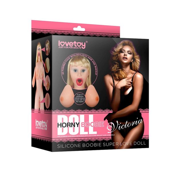 Секс-кукла LoveToy Silicone Boobie Super Love Doll, 152 см (брюнетка) 14598 фото