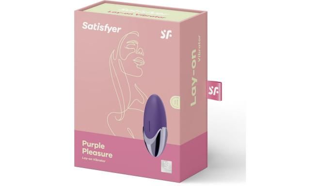 Мини-вибратор для клитора Satisfyer Layons, 9,5 см (пурпурный) 10466 фото