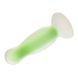 Анальна пробка Radiant Glow In The Dark Small, 11 см (зелений) 37288 фото 3
