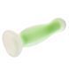 Анальна пробка Radiant Glow In The Dark Small, 11 см (зелений) 37288 фото 1