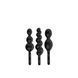 Набор анальных пробок Satisfyer Booty Call, 3 шт (черный) 9381_EU фото 3