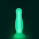 Анальна пробка Radiant Glow In The Dark Small, 11 см (зелений) 37288 фото 4