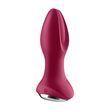 Анальная пробка Satisfyer Rotator Plug 2+, 12,8 см (красный)