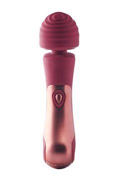 Вибромассажер Dream Toys Dinky Curved Wand Jacky O, 23 см (бордовый) 31622 фото