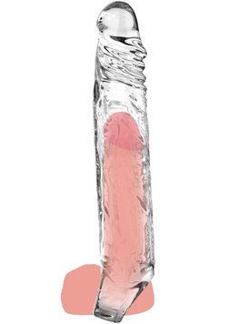 Насадка на пеніс ToyJoy Get Real Extension Sleeve XL, 22.5 см (прозорий) 38160_EU фото