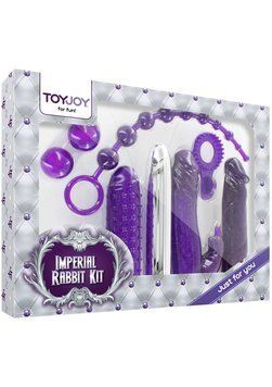 Набір ToyJoy Imperial Rabbit Kit, 7 предметів (фіолетовий) 38246 фото