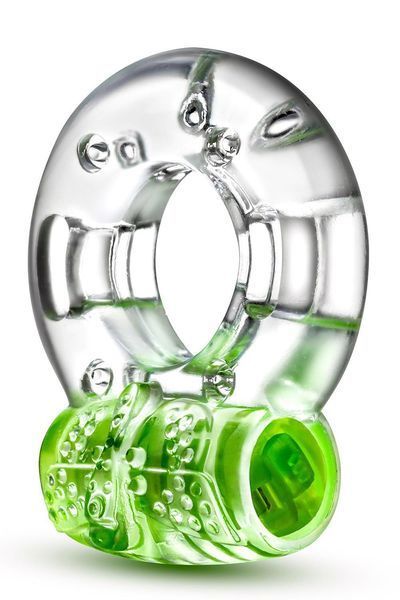 Виброкольцо Play With Me Arouser Vibrating C-Ring, 4.4 см (зеленый) 46515 фото