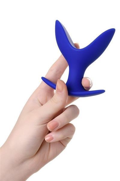 Анальна пробка ToDo Expander Plug Bloom M, 9 см (синій) 98000 фото