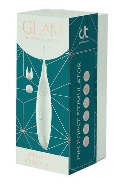 Вібратор Glam Pin Point Stimulator, 17 см (м'ятний) 111450 фото
