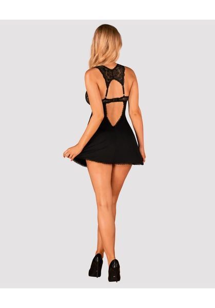 Комплект білизни Obsessive Donna Dream, XL/XXL (чорний) 33724 фото