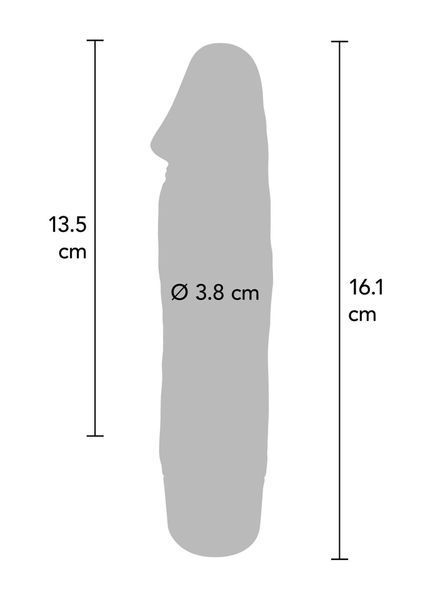 Вібратор ToyJoy Mini Classic, 16.1 см (тілесний) 76252 фото
