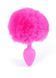 Анальна пробка з хвостиком Boss Jewellery Bunny Tail, 6,5 см (рожевий) 8017_EU фото 6