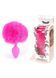 Анальна пробка з хвостиком Boss Jewellery Bunny Tail, 6,5 см (рожевий) 8017_EU фото 1