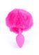 Анальна пробка з хвостиком Boss Jewellery Bunny Tail, 6,5 см (рожевий) 8017_EU фото 2