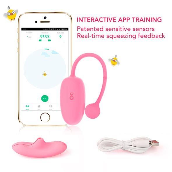 Віброяйце Magic Motion Kegel Coach Smart Exerciser, 19 см (рожевий) 12533 фото