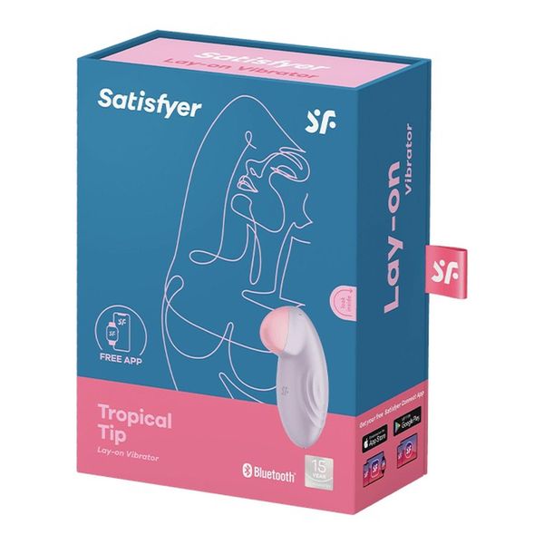 Вибратор для клитора Satisfyer Tropical Tip, 8,5 см (лиловый) 14886 фото