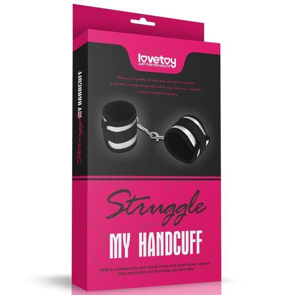 Наручники Struggle My Handcuff (чорний) 95358 фото