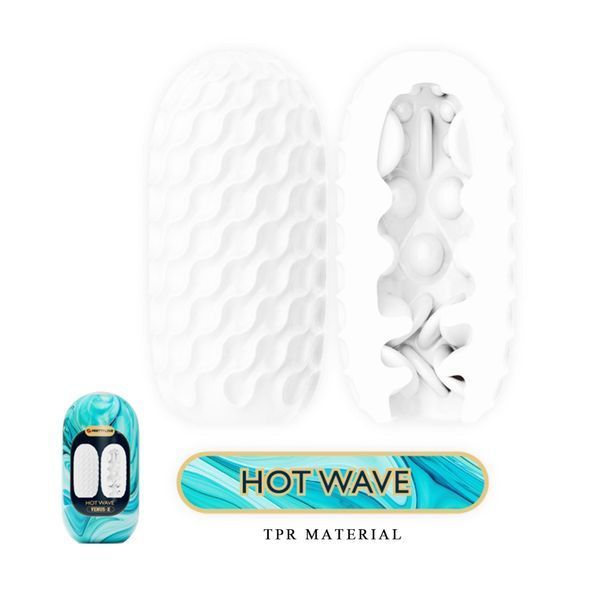Мастурбатор яйце Pretty Love Hot Wave Venus X Egg (білий) 28994 фото