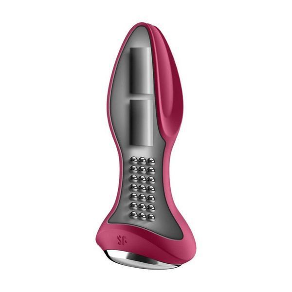 Анальная пробка Satisfyer Rotator Plug 2+, 12,8 см (красный) 27310 фото