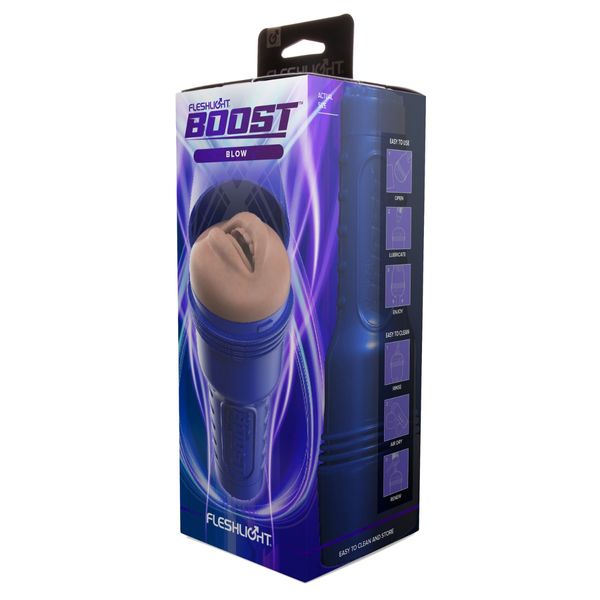 Мастурбатор Fleshlight Boost Blow: Light Medium Flesh, 25,4 см (телесный) 22599 фото