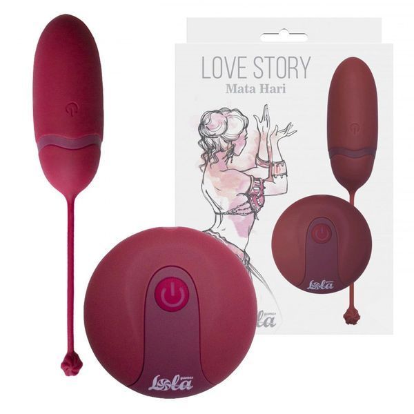 Виброяйцо Lola Games Mata Hari Red, 14.6 см (фуксия) 37064 фото