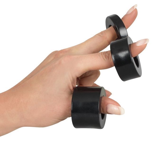 Набор эрекционных колец Rebel Ball Stretching Kit, 3 шт (черный) 40861_EU фото