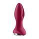 Анальная пробка Satisfyer Rotator Plug 2+, 12,8 см (красный) 27310 фото 1