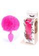Анальна пробка з хвостиком Boss Jewellery Bunny Tail, 6,5 см (рожевий) 8017_EU фото