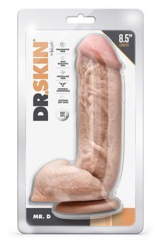 Фаллоимитатор Blush Dr. Skin - Mr. D 8,5", 21.6 см (телесный) 51936 фото